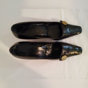Prada leather heels size 10